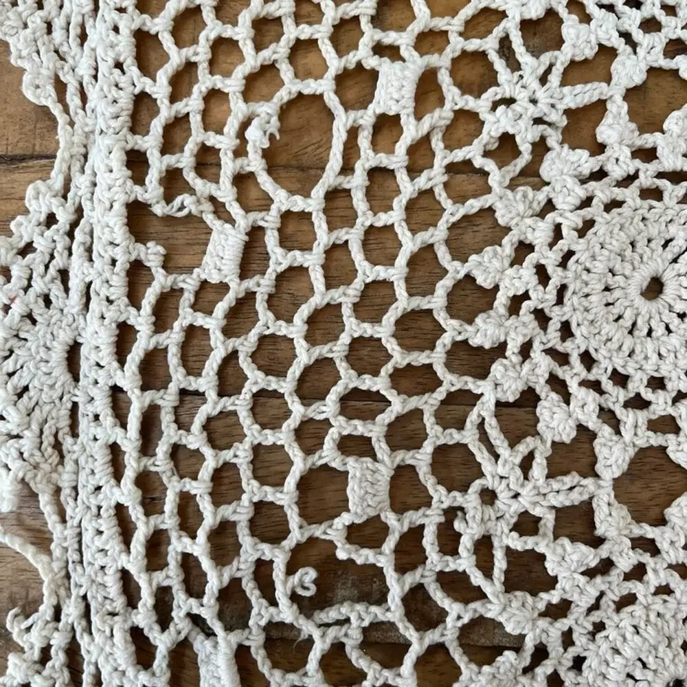 Cotton Crochet Tablecloth 47